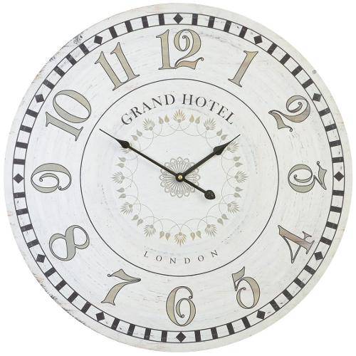 Relógio Parede Mdf Grand Hotel London 60cm Decora Vetro 712