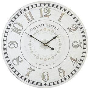 Relógio Parede Mdf Grand Hotel London 60Cm Decora Vetro #712