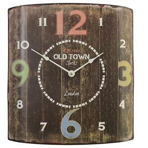 Relógio Parede Mdf Retrô 1863 Old London 32X35Cm Vetro #651