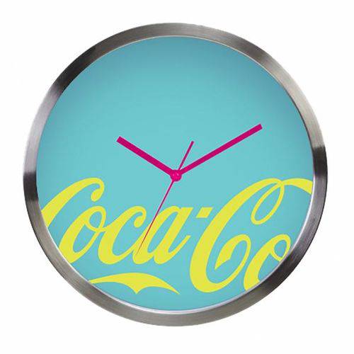 Relógio Parede Metal Coca-Cola Bec Ø30cm