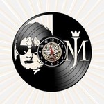 Relógio Parede Michael Jackson Musica Pop Vinil LP Anos 80