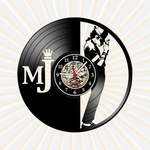Relógio Parede Michael Jackson Musica Pop Vinil LP Arte Deco