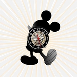 Relógio Parede Mickey Desenho Series TV Nerd Geek Vinil LP