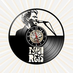 Relógio Parede Nando Reis Bandas Rock Musica MPB Vinil LP