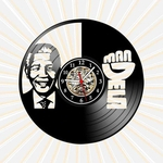 Relógio Parede Nelson mandela Vinil LP Decoração Industrial