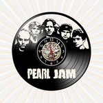 Relógio Parede Peal Jam Bandas Grunge Rock Vinil LP Arte