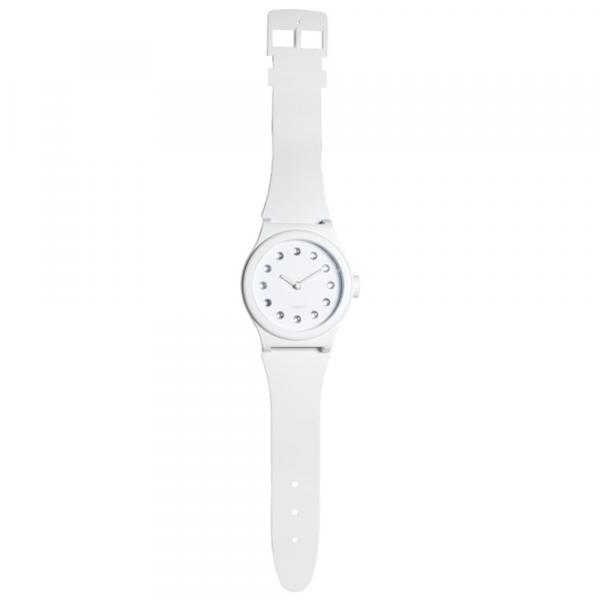 Relogio Parede Plastico W-watch Branco - Btc