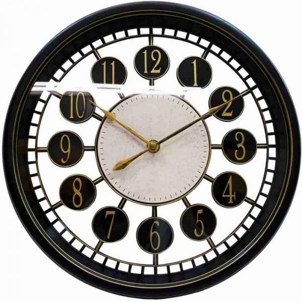 Relógio Parede Preto 30x30cm - Produtos Infinity Presentes