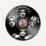 Relógio Parede Queen Bandas Rock Musica Vinil LP Arte Retrô