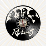 Relógio Parede Racionais Rap Musica Vinil LP Decoração Retrô
