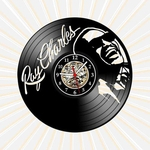 Relógio Parede Ray Charles Música Jazz Vinil LP Decoração