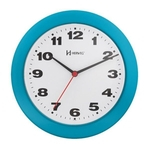 Relógio Parede Redondo Herweg 6103 267 Azul 21cm Quartz