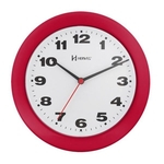 Relógio Parede Redondo Herweg 6103 269 Vermelho 21cm Quartz