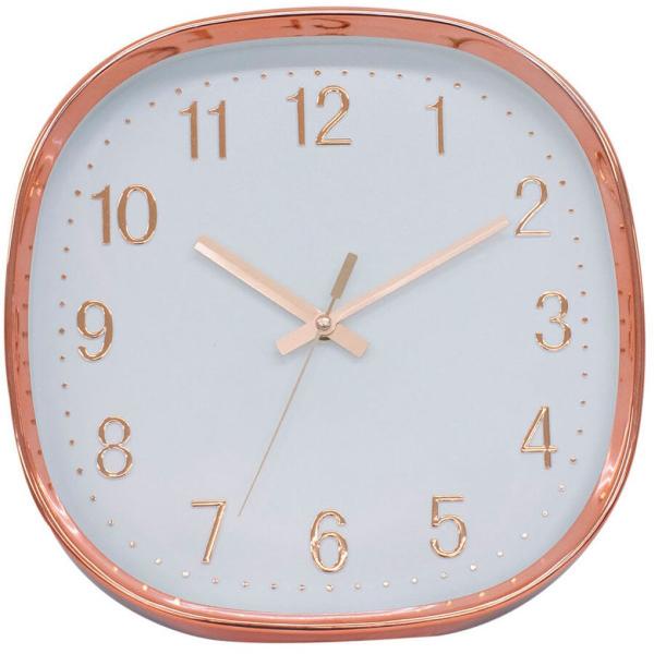 Relógio Parede Rosê 29.5x29.5cm - Tascoinport