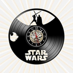 Relógio Parede Star Wars Filmes Nerd Geek Disco Vinil LP