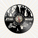 Relógio Parede Star wars Filmes Series TV Nerd Geek Vinil LP