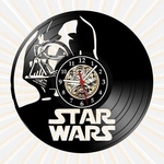 Relógio Parede Star Wars Filmes Series TV Nerd Geek Vinil LP