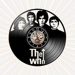 Relógio Parede The Who Bandas Rock Musica Vinil LP Decoração
