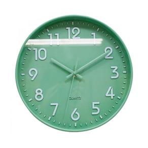 Relógio Parede Verde 25x25cm