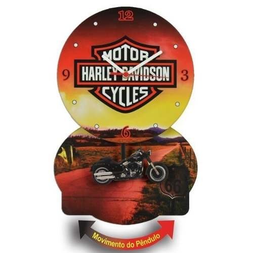 Relogio Pendulo Harley Davidson
