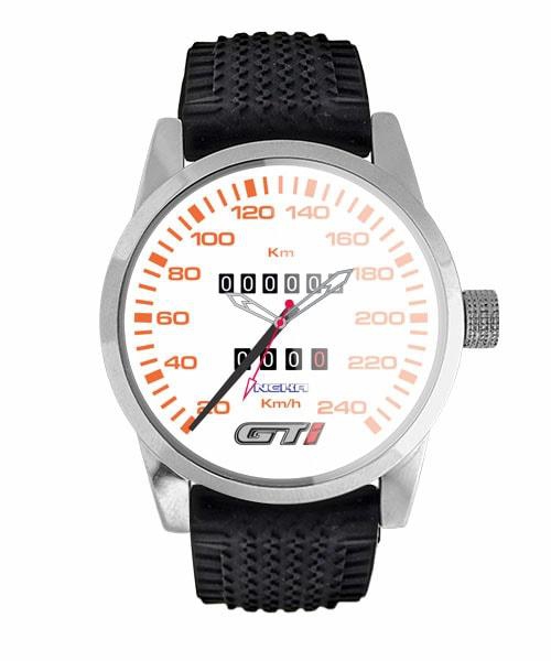 Relógio Personalizado Painel Gol GTI Fundo Branco 5028 - Neka Relógios