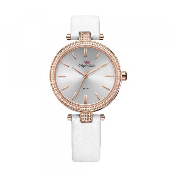 Relógio Philiph London Feminino Ref: Pl81020112f Social Rosé