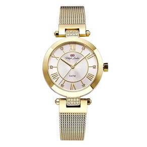 Relógio Philiph London Feminino Ref: Pl81033145f Si Social Dourado