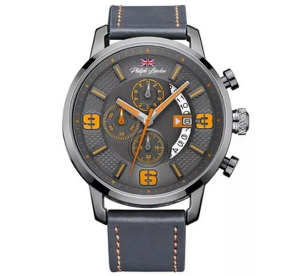 Relógio Philiph London Luxo PL80064612M 100% FUNCIONAL