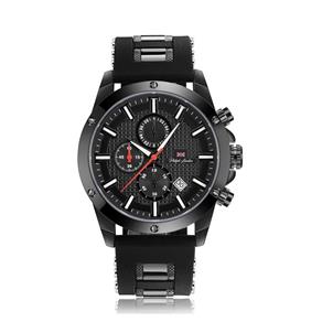 Relógio Philiph London Masculino Ref: Pl80069612m Pr Cronógrafo Black