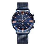 Relógio Philiph London Masculino Ref: Pl80099613m Az Azul Safira