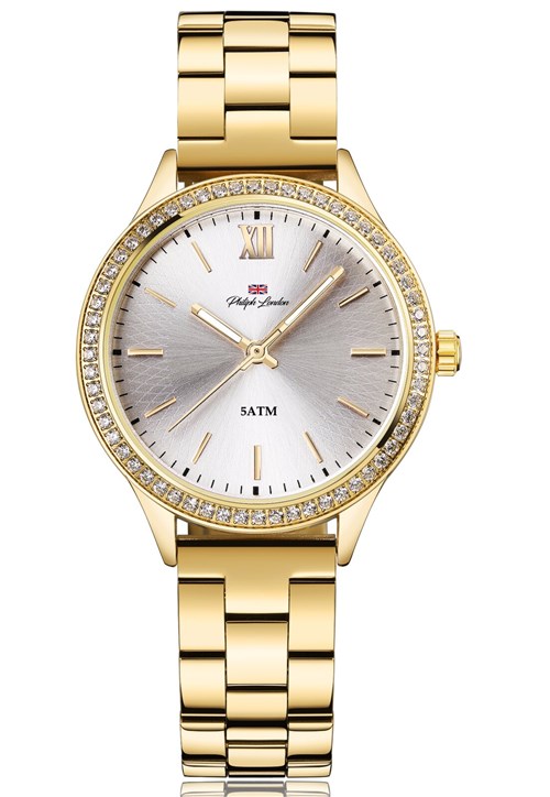 Relógio Philiph London PL810411145F Dourado