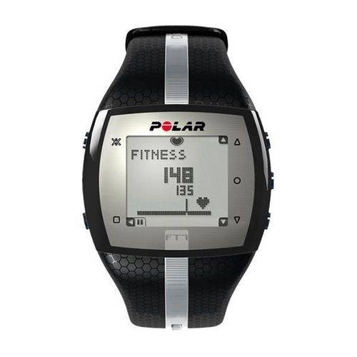 Relogio Polar Ft7 Monitor de Frequência Cardíaca - Preto/Prata