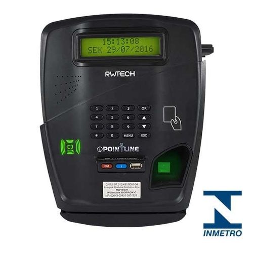 Relógio Ponto Biométrico Prox-c - Rwtech