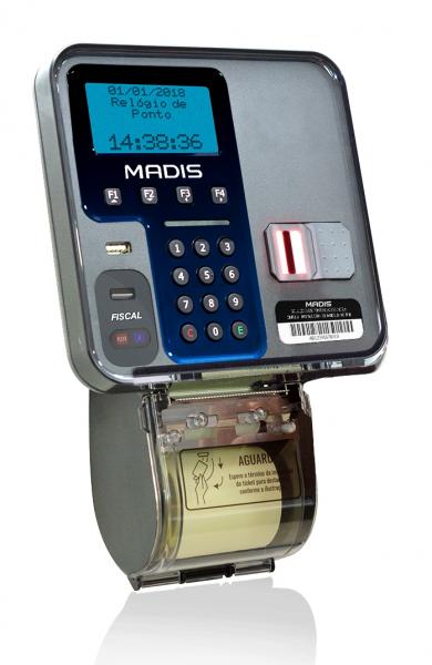 Relógio Ponto Biométrico Digital 100 Usuários - MD 0706 - Madis