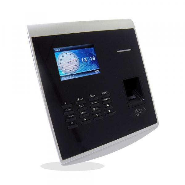 Relogio Ponto Biometrico e Cartao Identificacao USB Impressao Digital (56176) - Abmidia