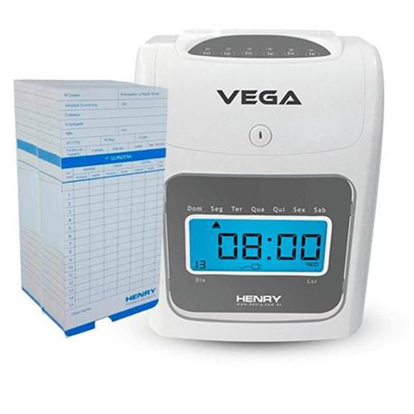 Relógio Ponto Vega com 200 Cartões - Henry