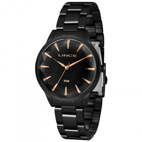 Relógio Preto Feminino Lince LRN4563L P1PX