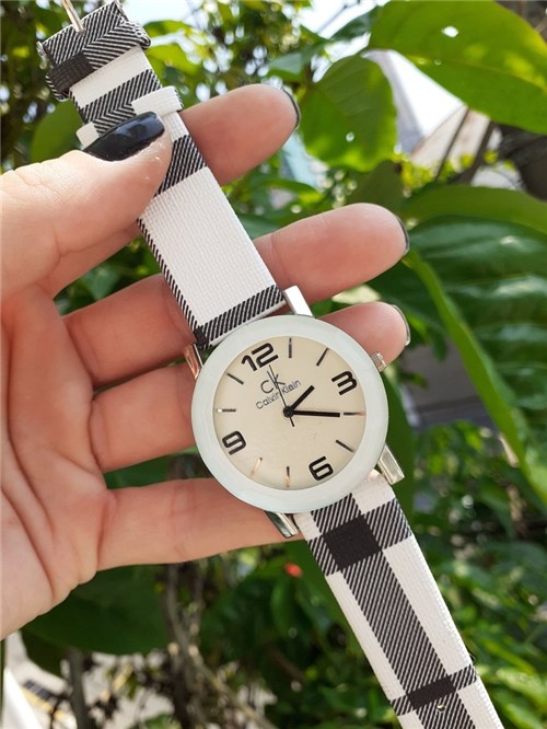 Relógio Preto/prata 4800