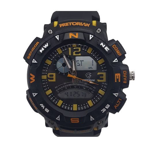 Relógio Pretorian Force Yellow /black/ Orange ( Wprt-06-2)