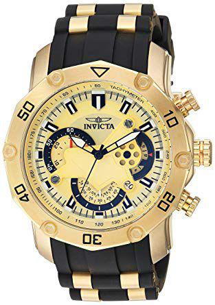 Relógio Pro Diver 23427 Masculino Banhado Ouro 18k