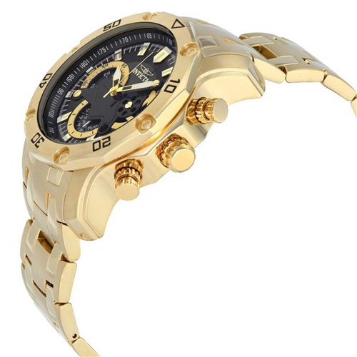 Relógio Pro Driver 22767 Preto Dourado - Invicta