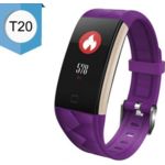 Relogio Pulseira Bracelete Inteligente Smartwatch T20 Plus Android e Ios Roxo