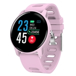 Relógio Pulseira Fitness inteligente à prova d'água no ecrã a cores de Contagem Smart Watch