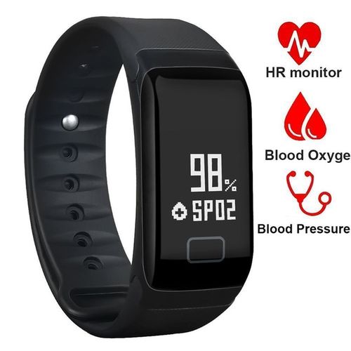 Relógio Pulseira Inteligente Smart Band Pressão Arterial F1 Plus