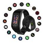 Relógio Pulseira Inteligente Smart Band Pressão Arterial F1 Plus