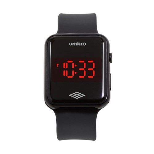 Relógio Pulso Digital Umbro Touch Screen Pulseira Borracha Preto