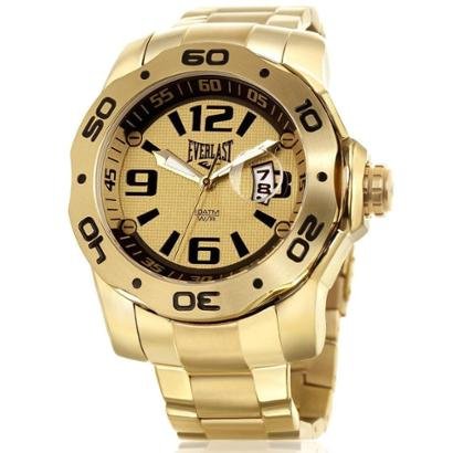 Relógio Pulso Everlast Analógico E444 Dourado Masculino