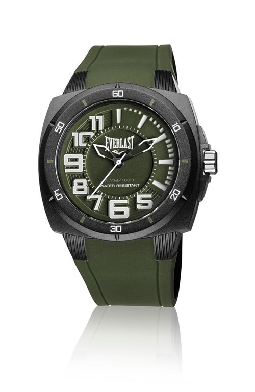 Relógio Pulso Everlast Bold E680 com Pulseira Silicone Verde