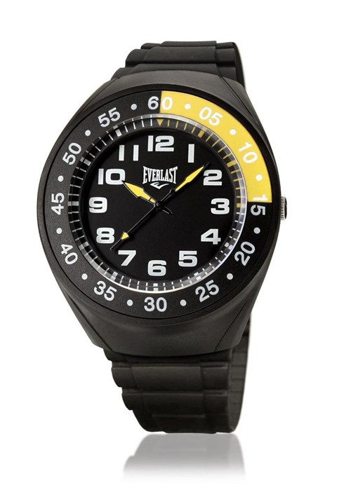 Relógio Pulso Everlast com Pulseira Pu E3001 Masculino Preto