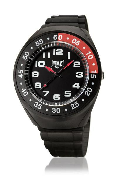 Relógio Pulso Everlast com Pulseira Pu E3011 Masculino Preto